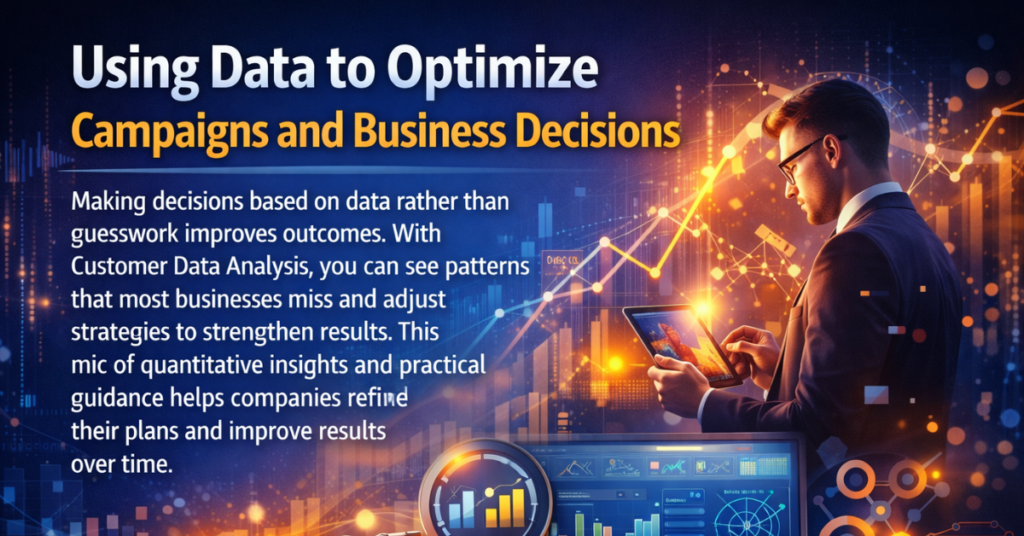 Using Data to Optimize Campaigns and Business Decisions