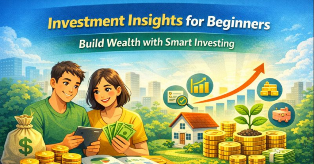 Gomyfinance.com investment insights for beginners featuring stocks, index funds, portfolio growth, and long-term wealth planning.