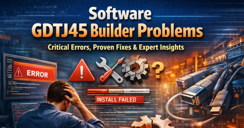 Software GDTJ45 Builder Problems Critical Errors, Proven Fixes, and Expert Insights