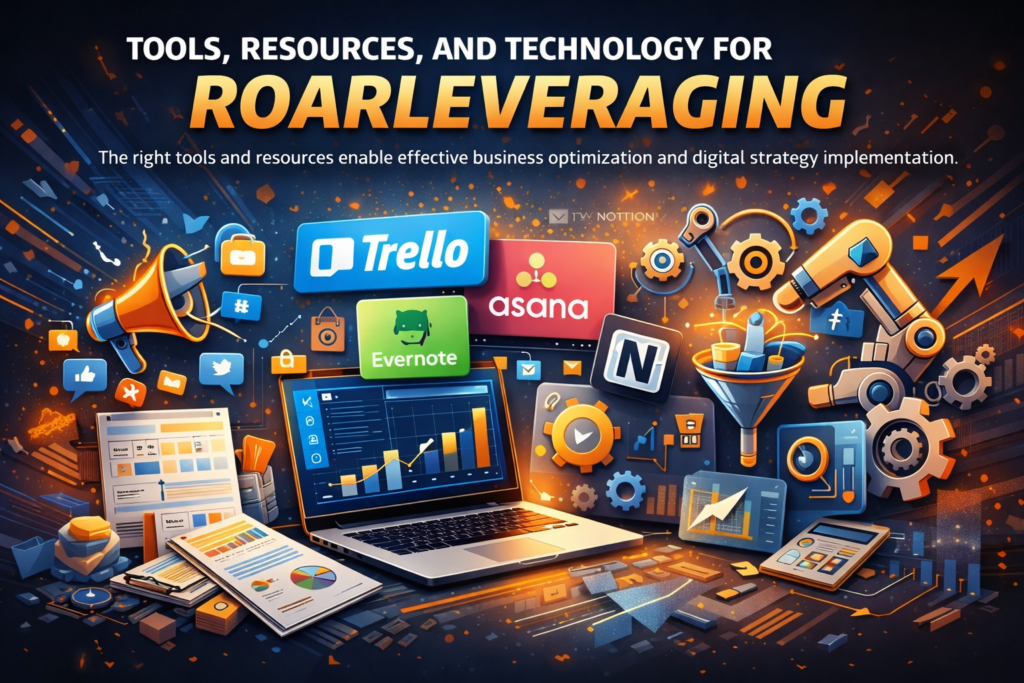 Tools, resources, and technology for roarleveraging—featuring collaboration and automation platforms that support digital strategy, workflow optimization, and smart business growth.